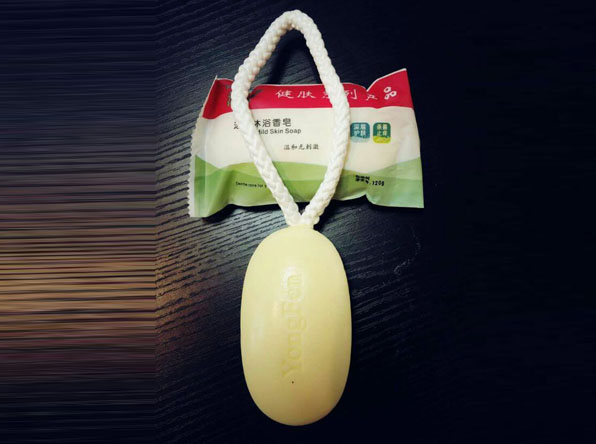 带绳香皂