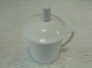白瓷盖杯